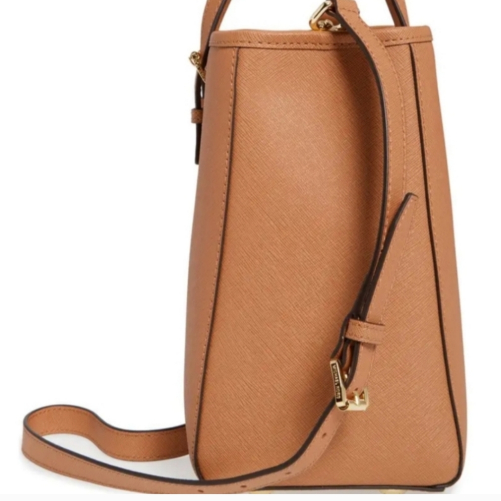 Michael kors MK Jet Set EW EX Large Saffiano leather handbag East West Travel - Picture 4 of 10